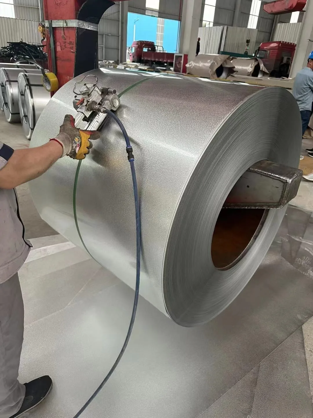Bobine d’acier revêtue aluminium-zinc par immersion à chaud - Revêtement aluminium-zinc AZ100-AZ185