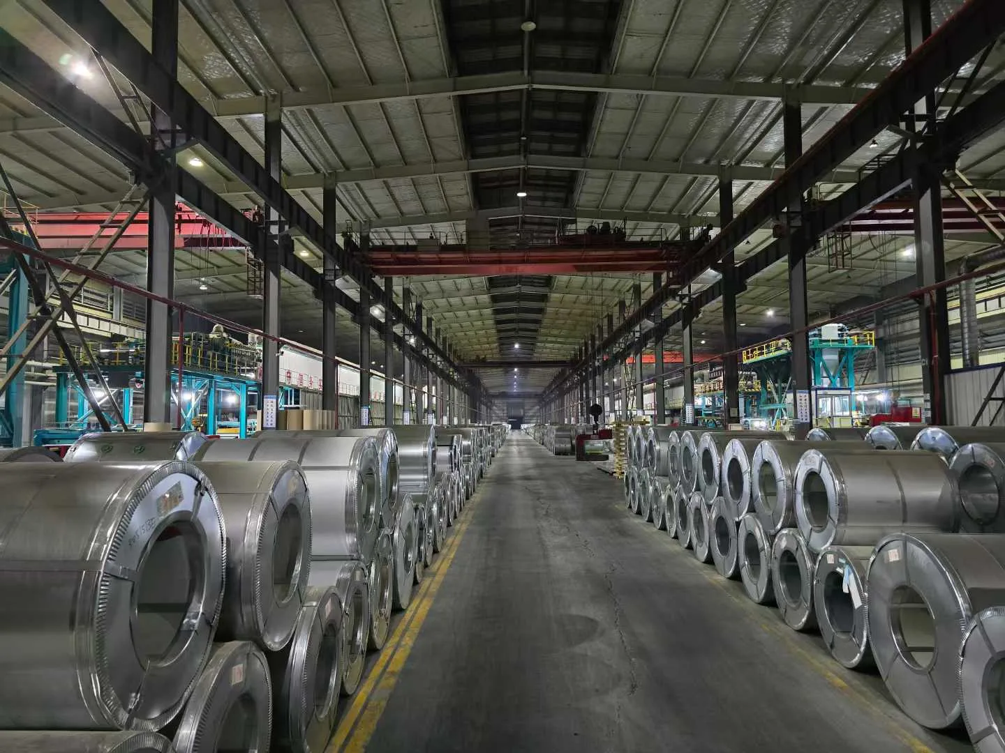 Galvalume steel coil production line factory inspection and export preparation