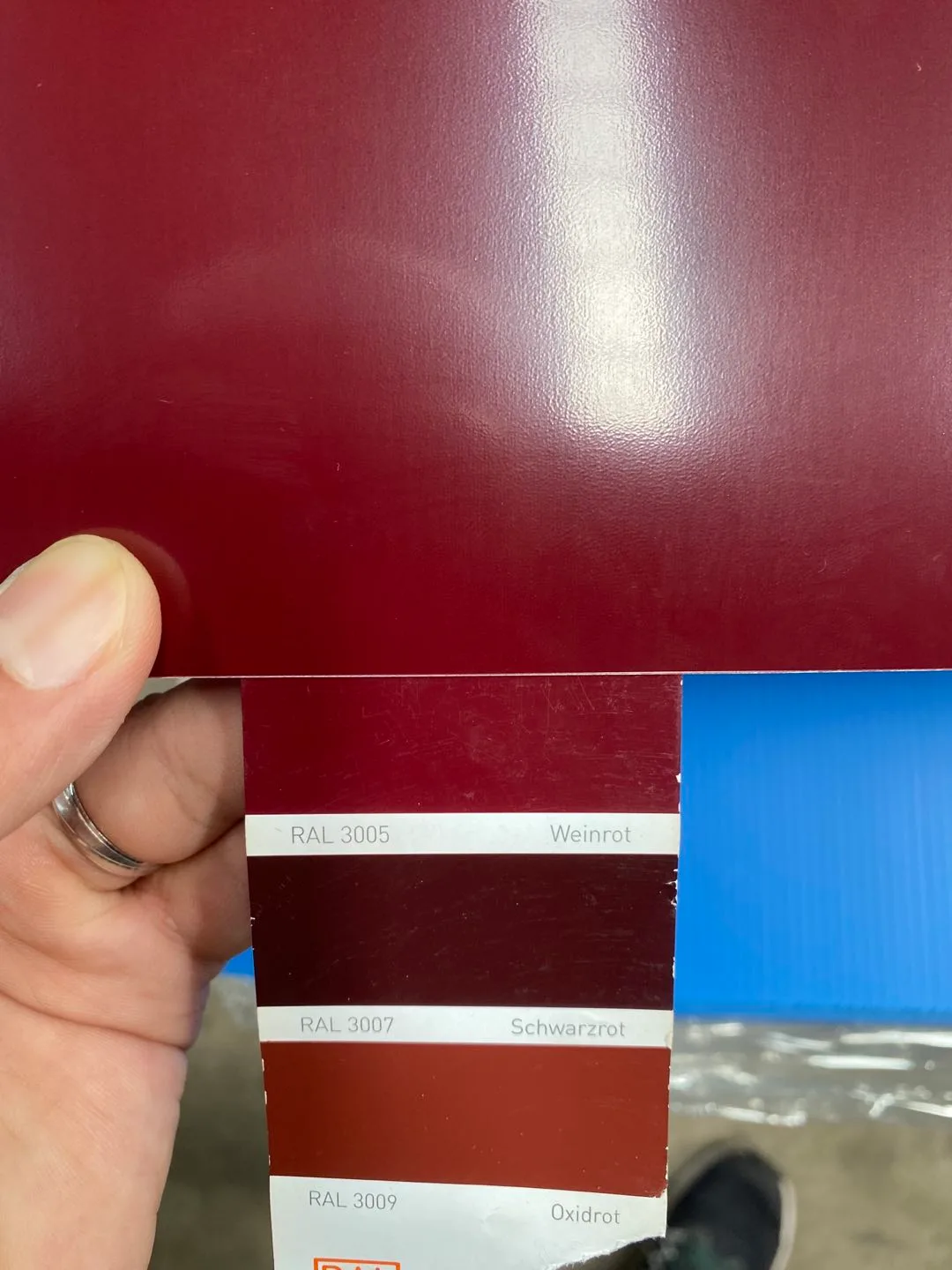 PPGI steel coil quality inspection surface checking