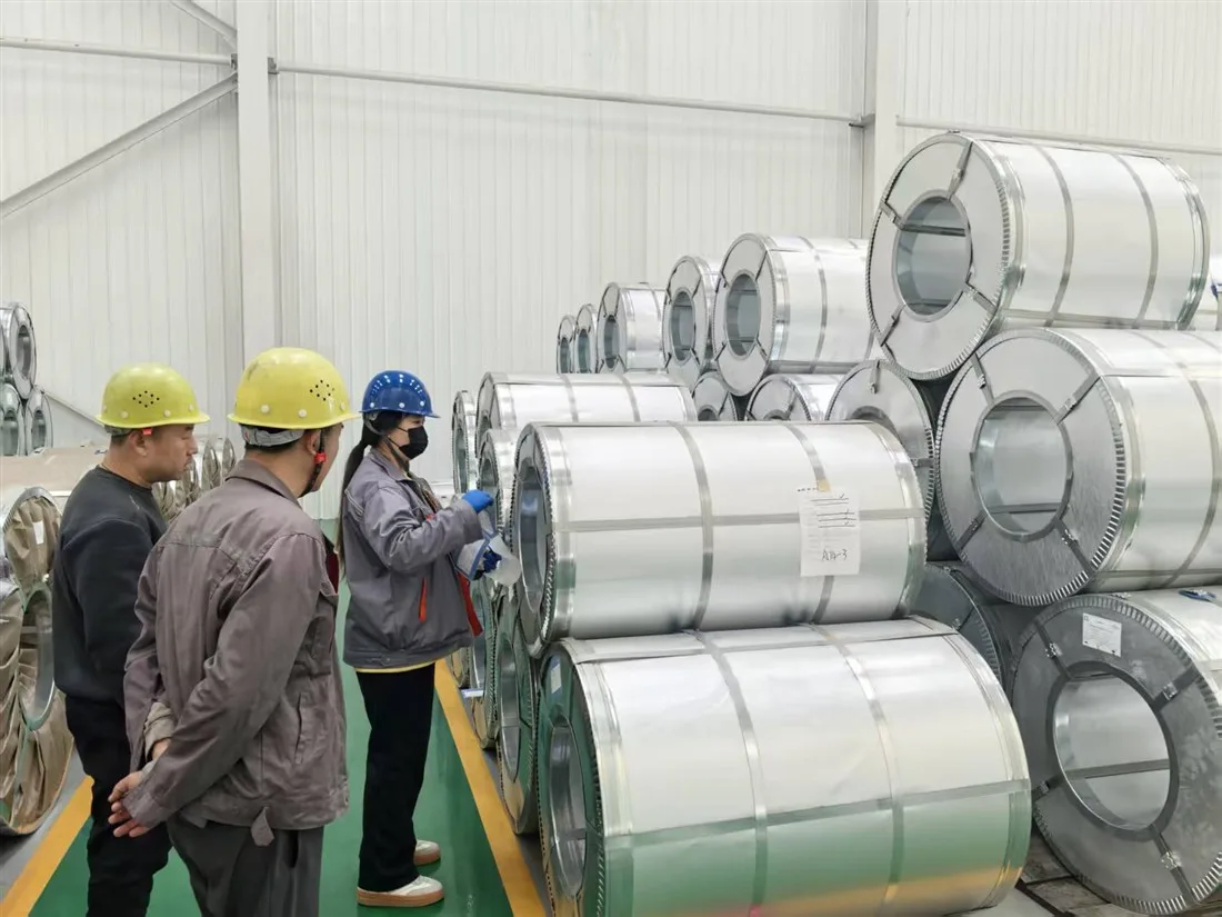 PPGI steel coil pre-shipment quality control