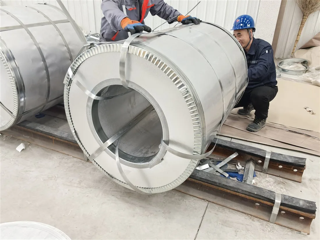 PPGI steel coil seaworthy export packaging