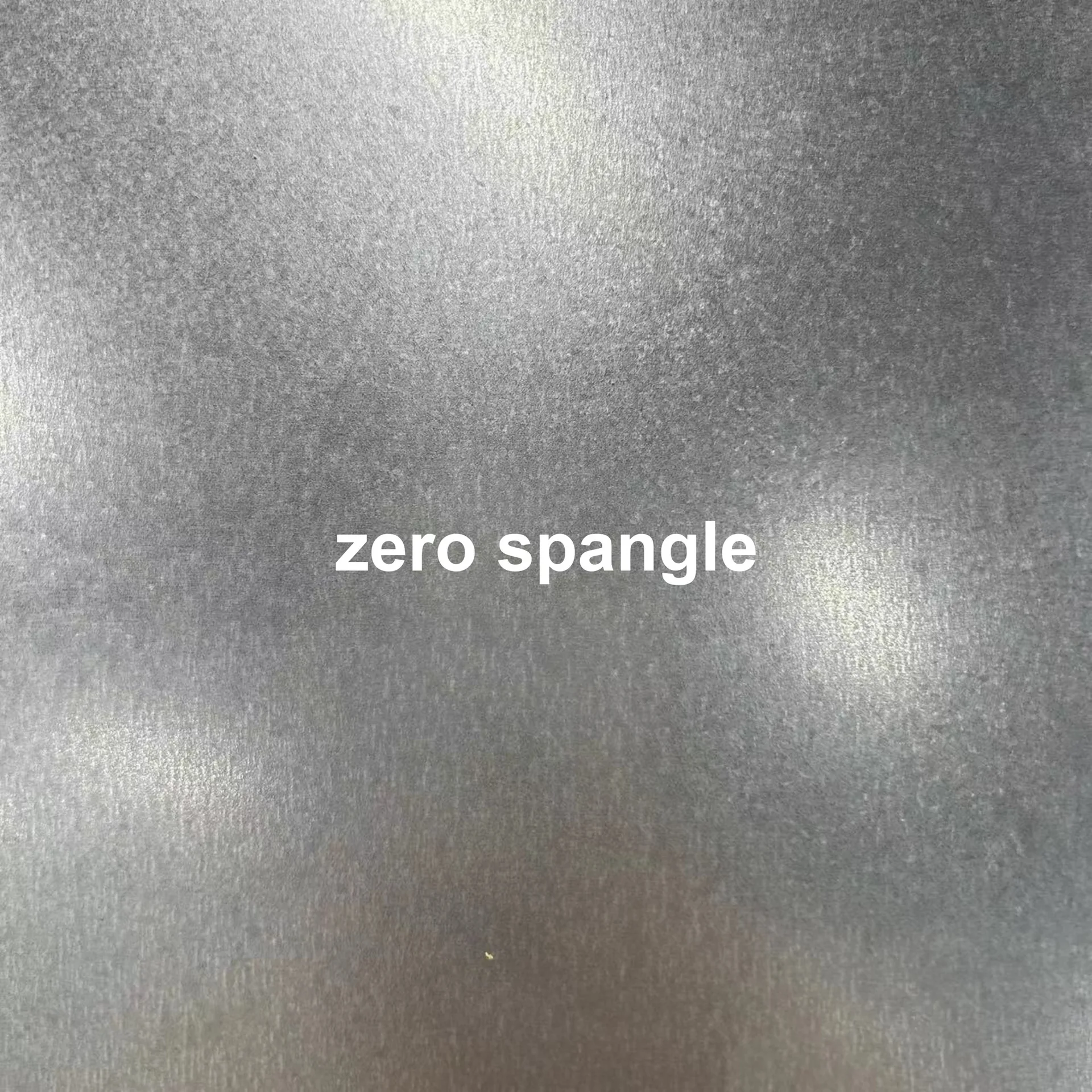 Spangle Types and Surface Finish Selection detail
