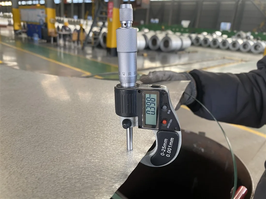 Pre-shipment quality control for 55% Aluminum-Zinc Steel Coil - AZ150 Galvalume Standard