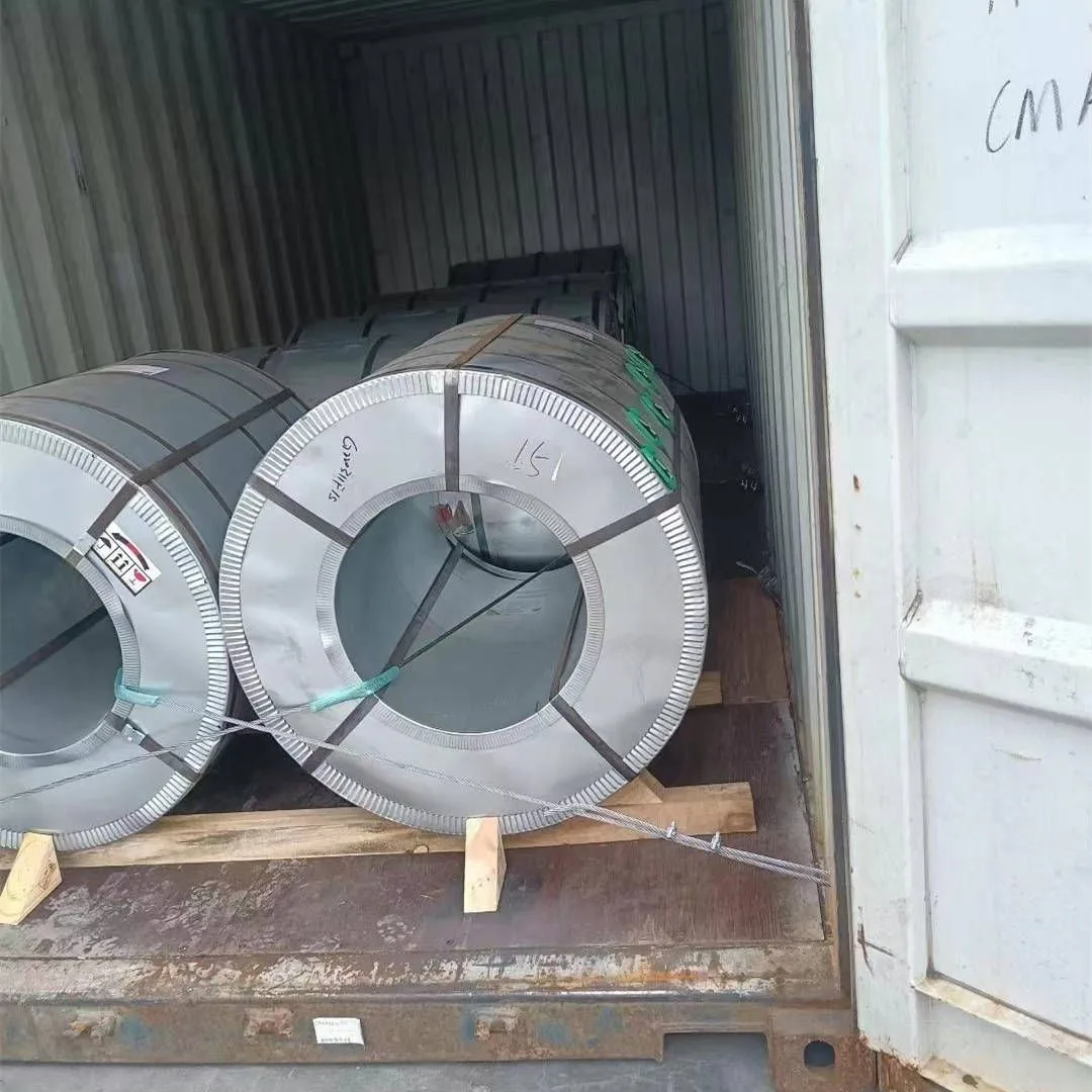 Container shipment of Hot Dip Galvanized Steel Coil - HDG Coil Z60-Z275