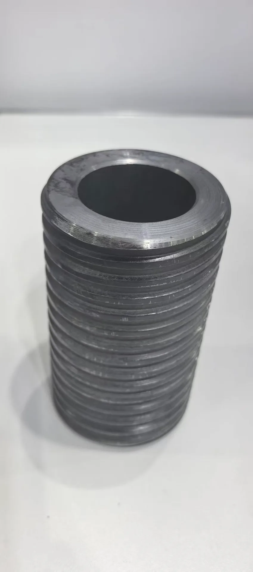 Hollow self-drilling anchor bar close-up - Tunnel Forepoling Self-Drilling Anchor System