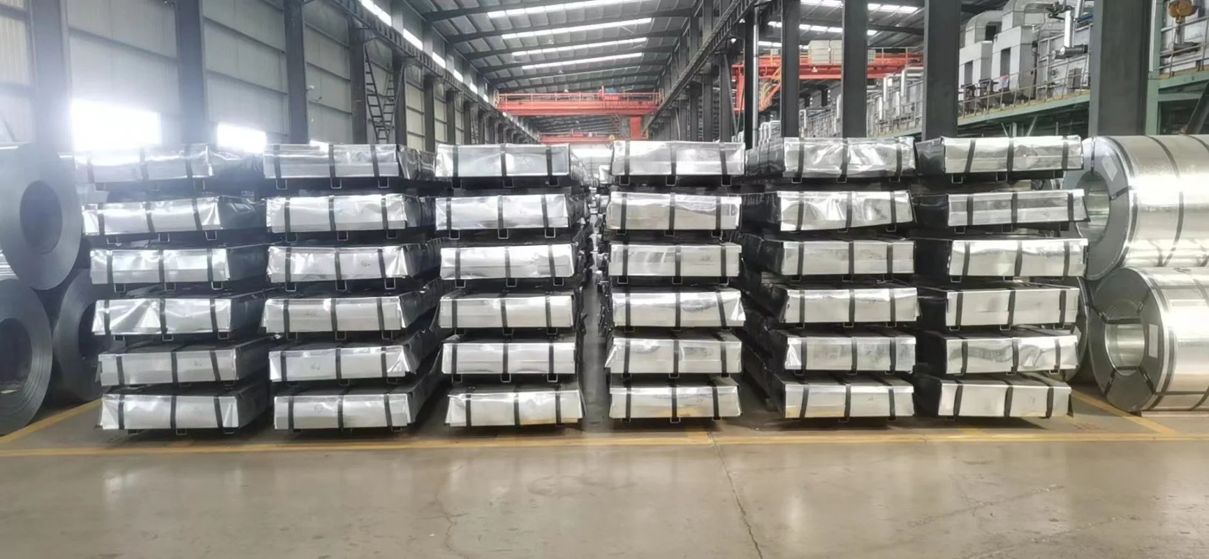Corrugated Roofing Sheet - Wave Profile Metal Roof Panel factory production line