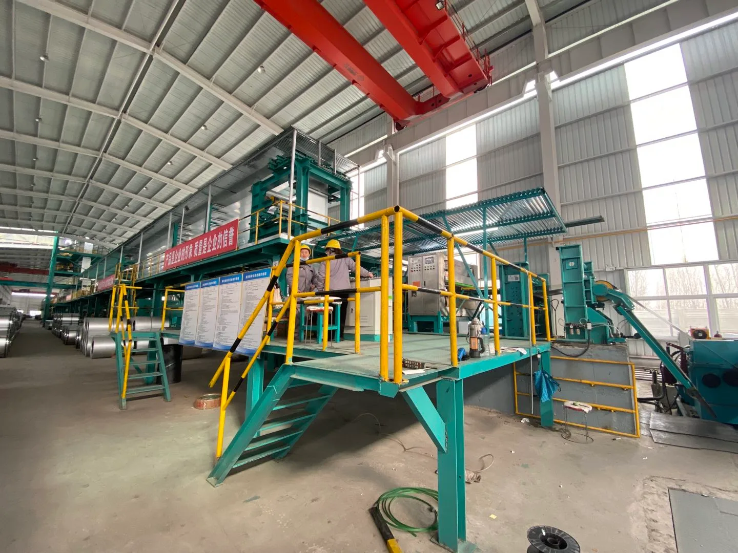 Galvanized Steel Coil - Hot Dip GI Coil Z40-Z275 factory production line