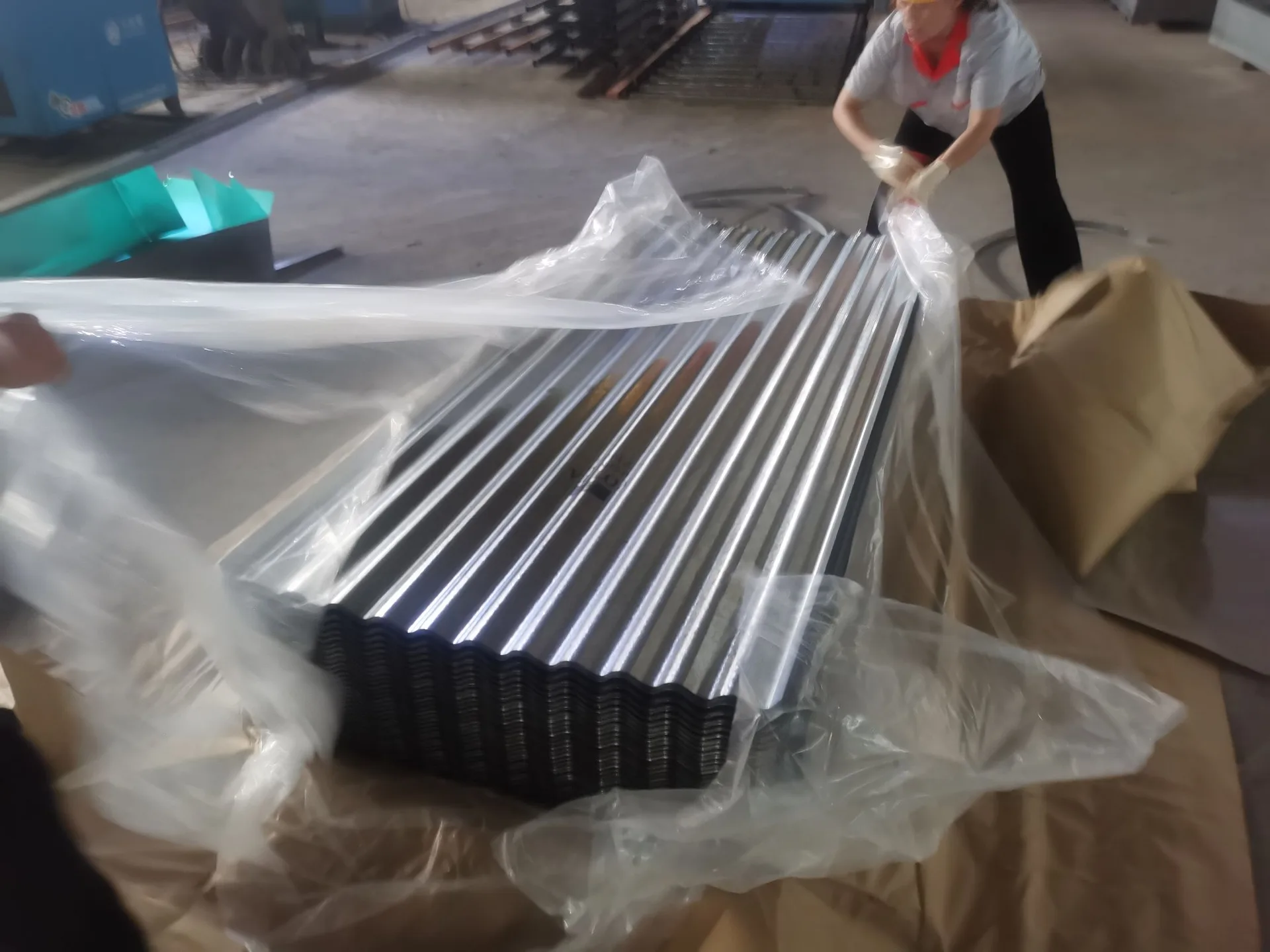 Pre-shipment quality control for Corrugated Roofing Sheet - Wave Profile Metal Roof Panel