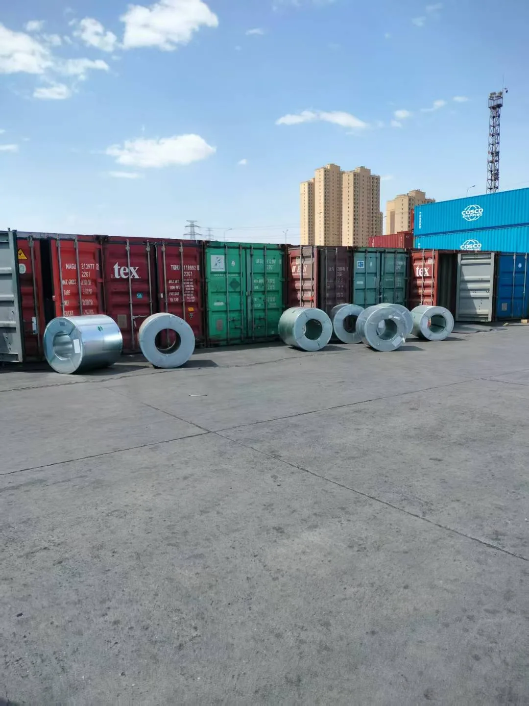 Seaworthy export packaging of 55% Aluminum-Zinc Steel Coil - AZ150 Galvalume Standard